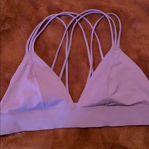 Purple bra